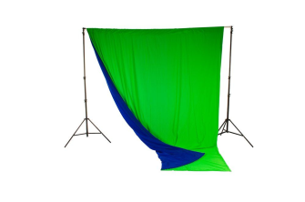 Manfrotto LL LC5787 Chromakey Curtain Reversible 10&#39; x 12&#39; Blue / Green